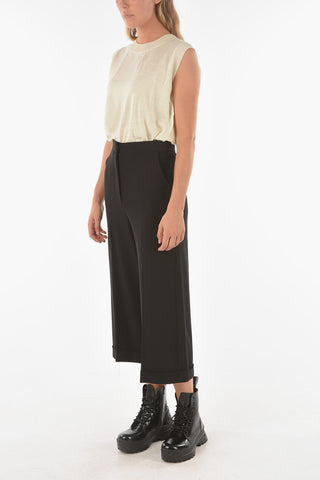 Culotte PORTAVENTURA Pants with Cuffed Hems