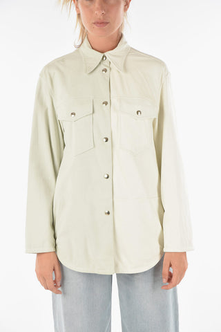 MM6 Suede Saharan Overshirt