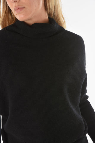 Wool Cashmere RIDLEY Jumper with Batwing Sleeves