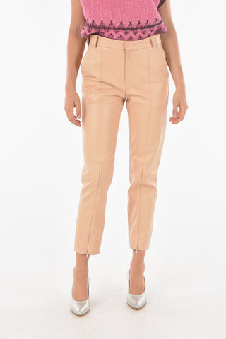 MM6 Leather Slouchy Pants