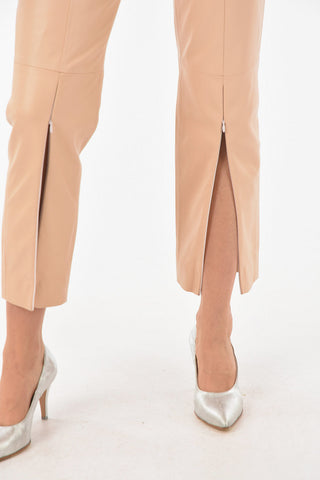 MM6 Leather Slouchy Pants