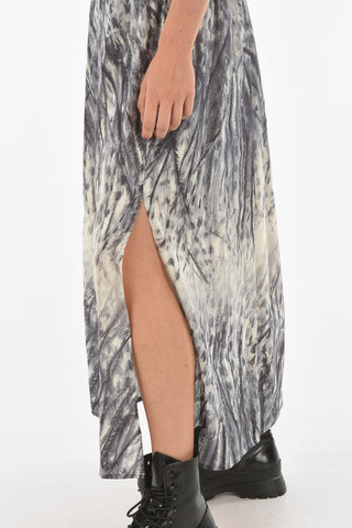 Linen Silk ASTA PEMBURY Longuette Skirt