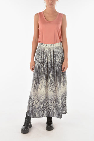 Linen Silk ASTA PEMBURY Longuette Skirt