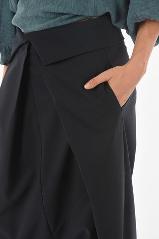 Low Crotch MAFFY Pants with Asymmetrical Cut