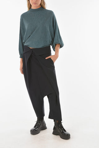 Low Crotch MAFFY Pants with Asymmetrical Cut