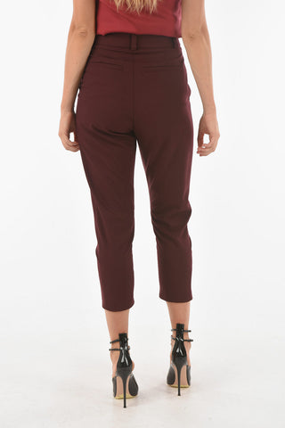 Stretched NEKKAR Single-pleated Pants with Belt Loops