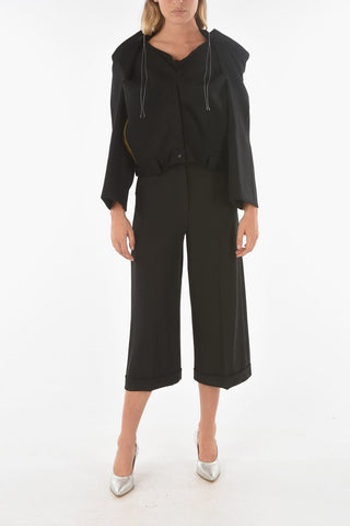 Contrasting Band FLIPPED PANTS Top