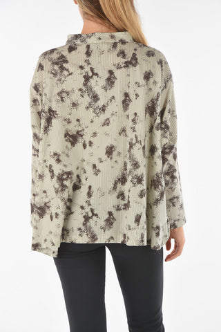 Mandarin Collar SIRIO Shirt with Asymmetrical Fastening