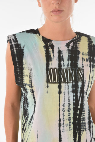 Padded Shoulder CONI TYDY Tie Dye Tank Top