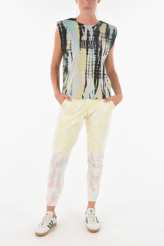 Padded Shoulder CONI TYDY Tie Dye Tank Top