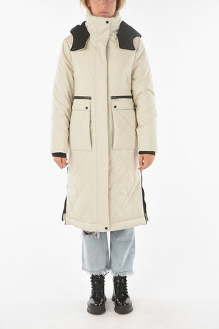 Long HATTIE Puffer with Side Zips and Maxi Pockets
