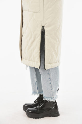 Long HATTIE Puffer with Side Zips and Maxi Pockets