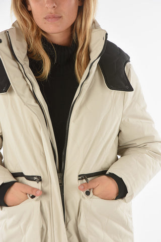 Long HATTIE Puffer with Side Zips and Maxi Pockets
