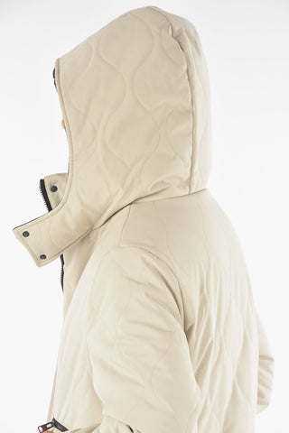 Long HATTIE Puffer with Side Zips and Maxi Pockets