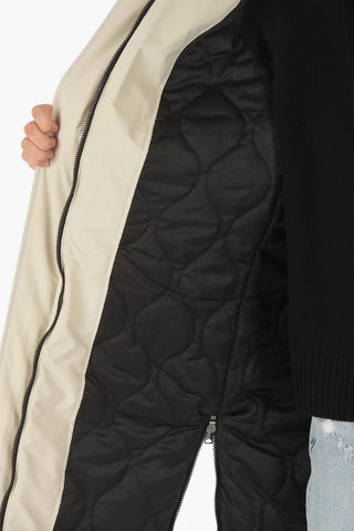 Long HATTIE Puffer with Side Zips and Maxi Pockets