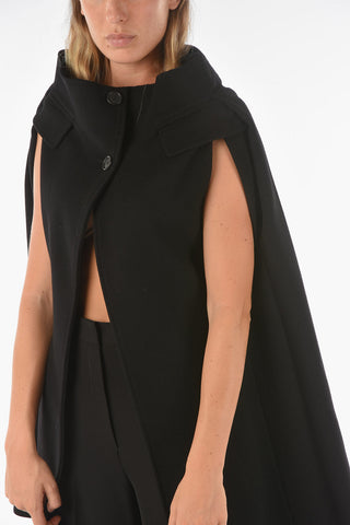 MM1 Sleeve-less Virgin Wool Blend Kaban Coat