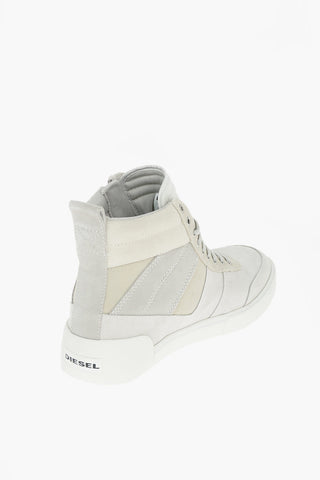 side zip suede leather S-DVELOWS MID CUT sneakers