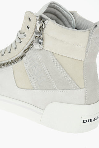 side zip suede leather S-DVELOWS MID CUT sneakers