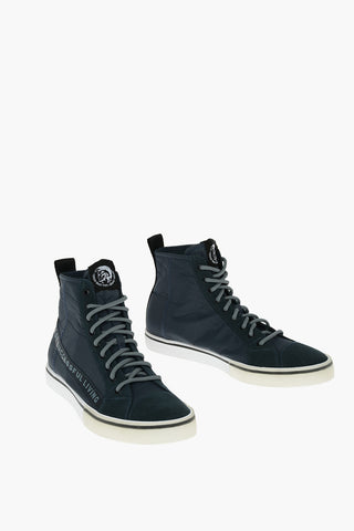 suede leather details nylon S-DVELOWS ML high top sneakers