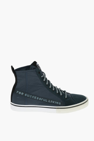 suede leather details nylon S-DVELOWS ML high top sneakers