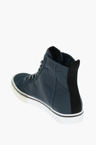 suede leather details nylon S-DVELOWS ML high top sneakers