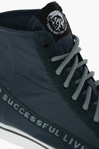 suede leather details nylon S-DVELOWS ML high top sneakers