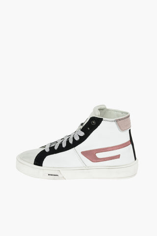 Sneakers alte S-MYDORI ML in pelle con dettagli in suede