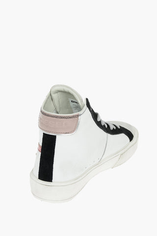 Sneakers alte S-MYDORI ML in pelle con dettagli in suede