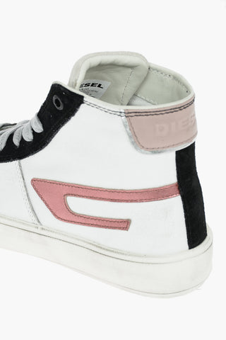 Sneakers alte S-MYDORI ML in pelle con dettagli in suede