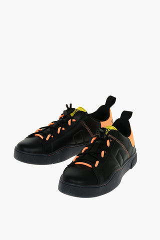 contrasting details leather S-CLEVER SO C sneakers