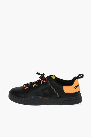 contrasting details leather S-CLEVER SO C sneakers