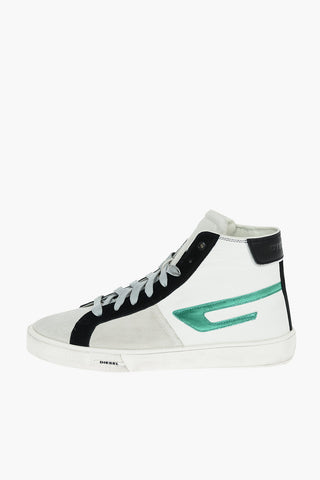 Sneakers alte S-MYDORI ML in pelle con dettagli in suede
