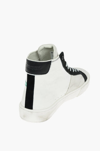 Sneakers alte S-MYDORI ML in pelle con dettagli in suede