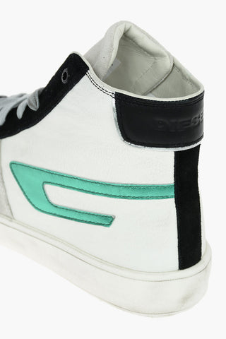 Sneakers alte S-MYDORI ML in pelle con dettagli in suede