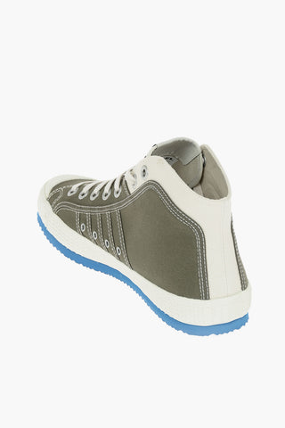 Cotton S-YUK MC High-Top Sneakers with Embossed Logo