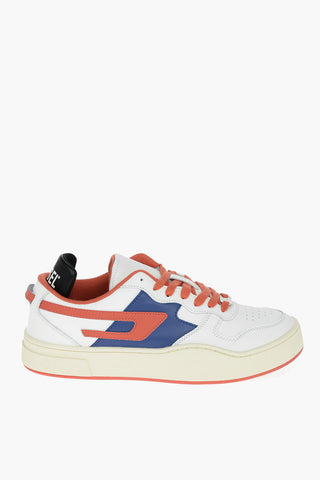 Contrasting Laces Leather S-UKIYO LOW Low-Top Sneakers