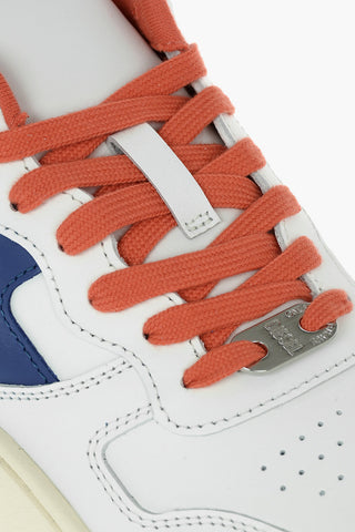 Contrasting Laces Leather S-UKIYO LOW Low-Top Sneakers