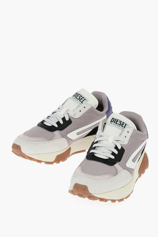 fabric S-TYCHE LOW CUT sneakers with leather details
