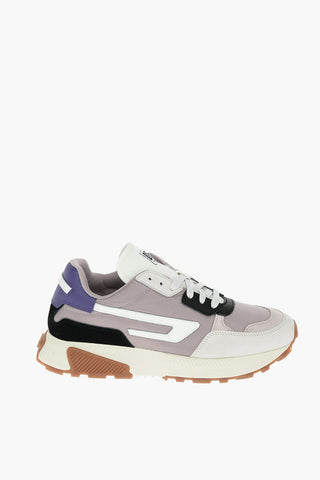 fabric S-TYCHE LOW CUT sneakers with leather details