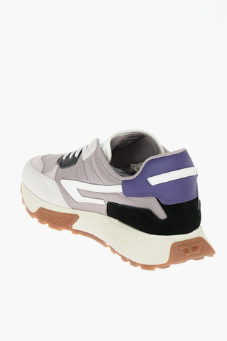 fabric S-TYCHE LOW CUT sneakers with leather details