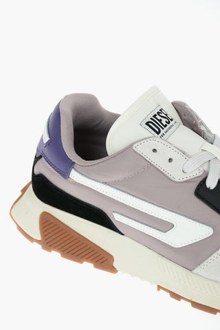 fabric S-TYCHE LOW CUT sneakers with leather details