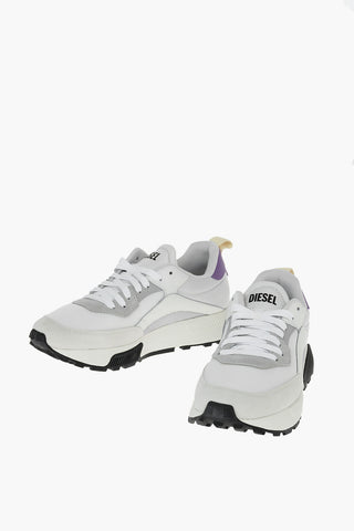 sneakers S-TYCHE LOW CUT  in tessuto con dettagli in suede