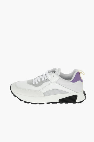 sneakers S-TYCHE LOW CUT  in tessuto con dettagli in suede