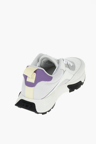 sneakers S-TYCHE LOW CUT  in tessuto con dettagli in suede