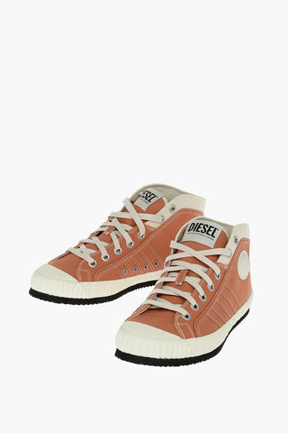 Cotton Two-Tone S-YUK MC High Top Sneakers