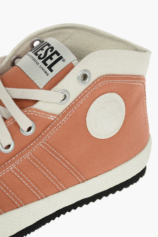 Cotton Two-Tone S-YUK MC High Top Sneakers