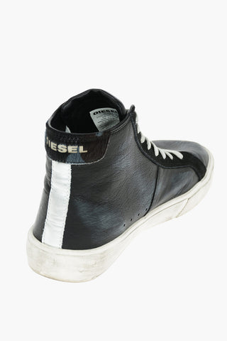 Vintage Effect Leather S-MYDORI MC Low-Top Sneakers