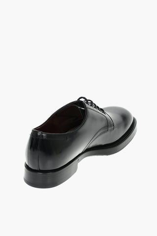 Brushed Leather MICHELANGELO Derby Lace-up Shoes