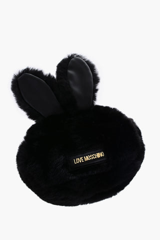 LOVE Faux Fur Bracelet Bag