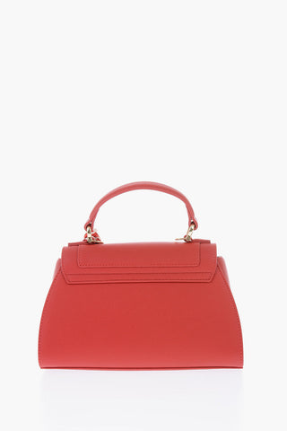 LOVE Textured Faux Leather Mini Bag with Logoed Neckerchief
